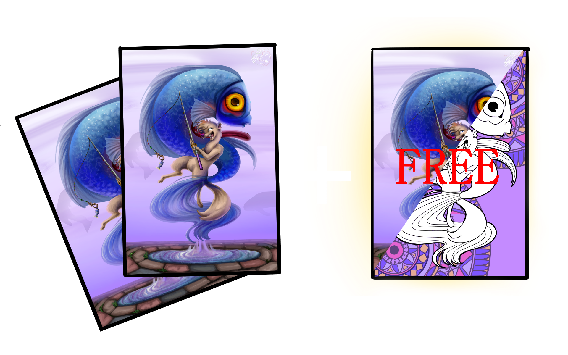 TWO COMMISIONS THE SAME TYPE GRANTS YOU ART THE SAME TYPE FOR FREE! TWO COMMISIONS THE SAME TYPE GRANTS YOU ART THE SAME TYPE FOR FREE!